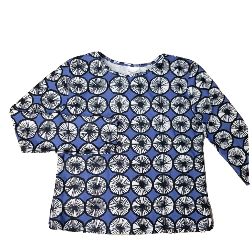 Marimekko For Target Sandollar Patterned Long Sleeve Top Swim Girls XL